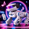 FOOZAC's new AI smart robot dog, remote control toy dog, Bluetooth music and dancing electronic pet Specification image